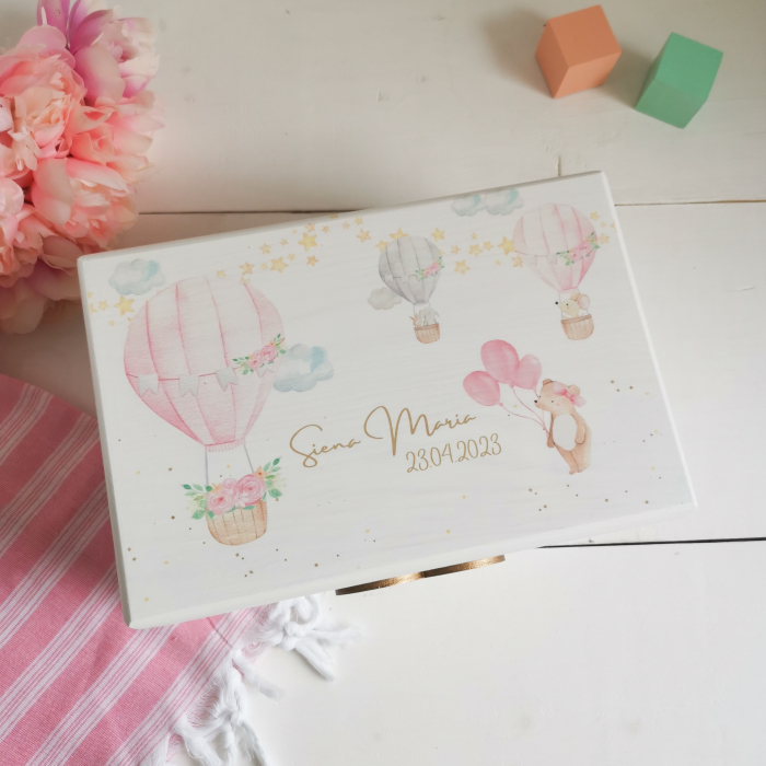 Dreamy Girl - Cutie trusou botez | Cutie cu amintiri personalizata [6]