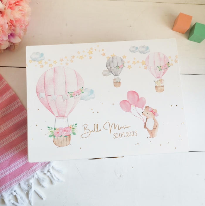 Dreamy Girl - Cutie trusou botez | Cutie cu amintiri personalizata [2]