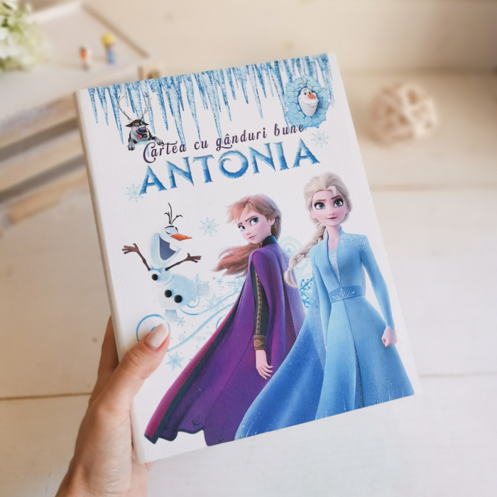 Elsa Guestbook personalizat - Carte cu ganduri bune [2]