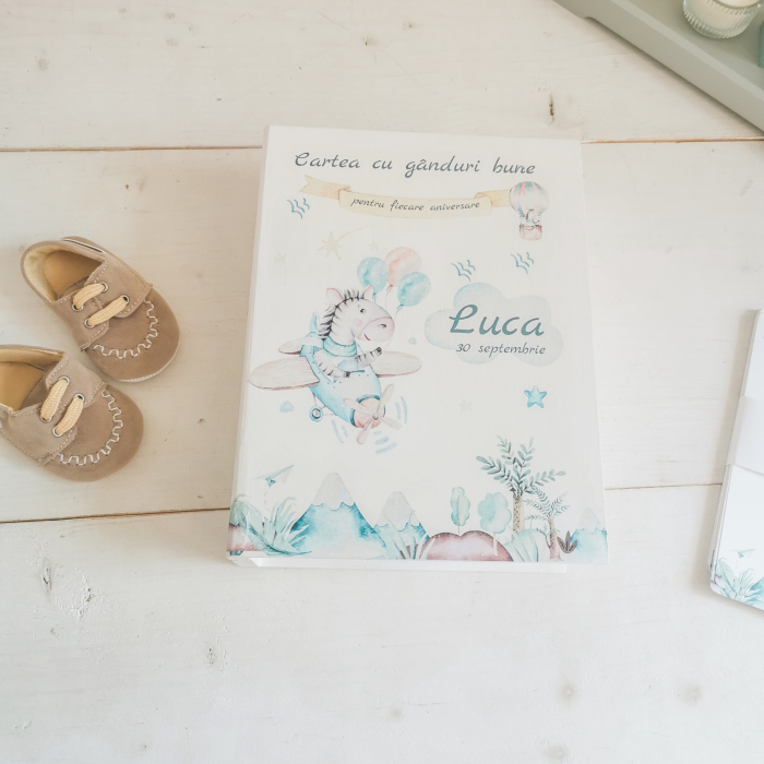 Cute Aviator Guestbook personalizat [5]