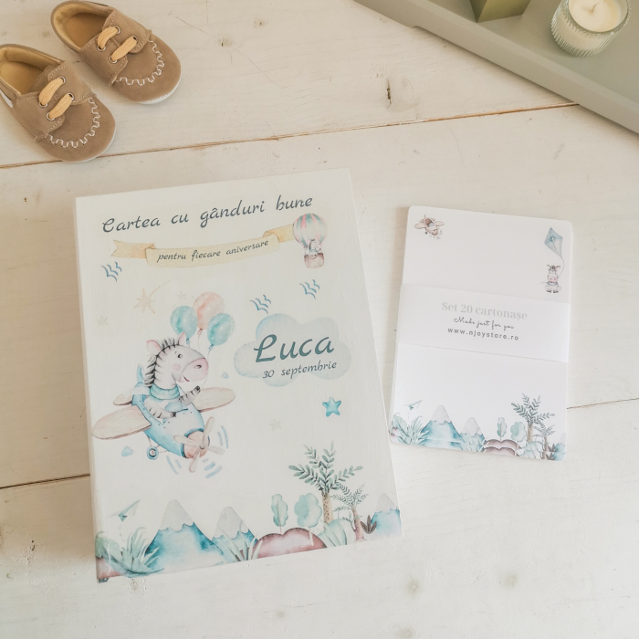 Cute Aviator Guestbook personalizat [7]