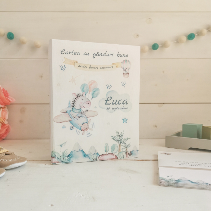 Cute Aviator Guestbook personalizat [6]