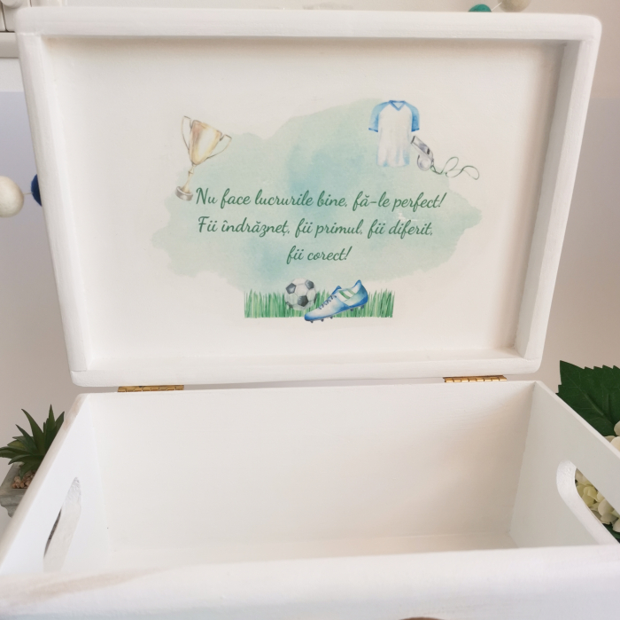 Fotbal - Cutie personalizata pentru copii [3]