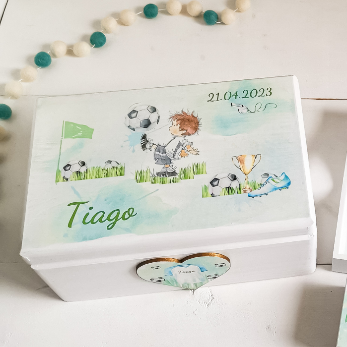 Fotbal - Cutie personalizata pentru copii [2]