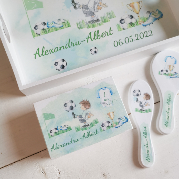 Fotbal - Tava mot baiat | Tava mot personalizata | Set prima aniversare [7]