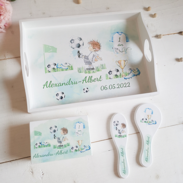 Fotbal - Tava mot baiat | Tava mot personalizata | Set prima aniversare [6]