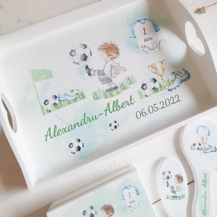 Fotbal - Tava mot baiat | Tava mot personalizata | Set prima aniversare [5]