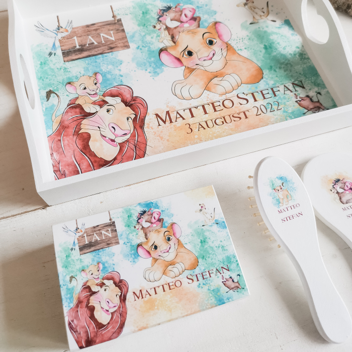 Lion King - Tava mot baiat | Tava mot personalizata |  Set prima aniversare [3]