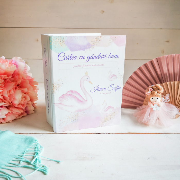 My Swan - Guestbook personalizat | Cartea cu ganduri bune [3]