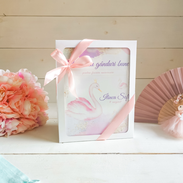 My Swan - Guestbook personalizat | Cartea cu ganduri bune [4]