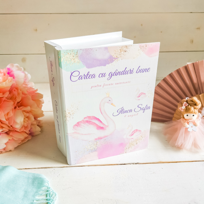 My Swan - Guestbook personalizat | Cartea cu ganduri bune [2]