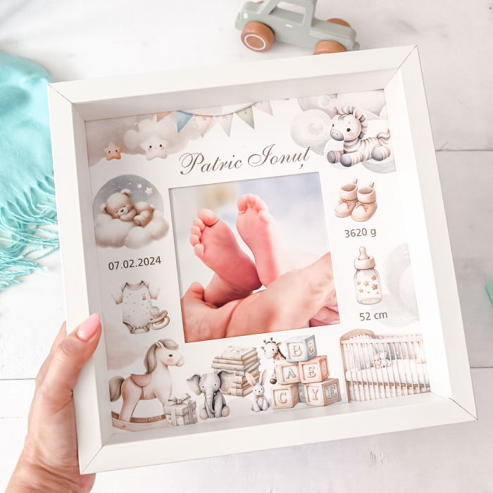 Rama foto personalizata bebe - Camera bebelusului [2]