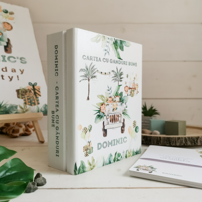 Safari Party - Guestbook personalizat | Cartea cu ganduri bune [2]