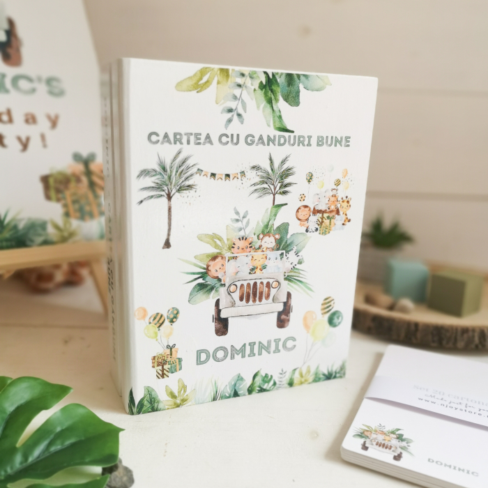 Safari Party - Guestbook personalizat | Cartea cu ganduri bune [5]