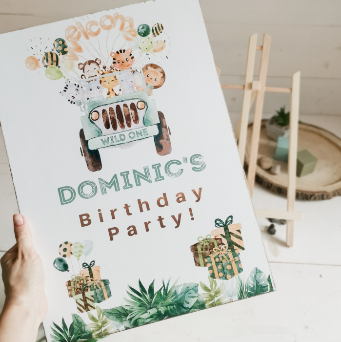 Safari Party | Panou intampinare invitati | Welcoming Board [3]