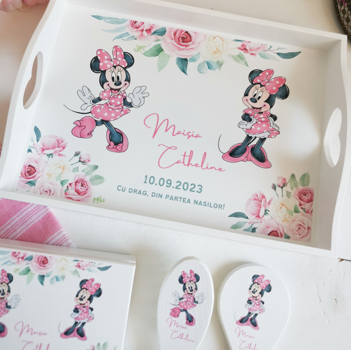 Soricica Celebra - Set prima aniversare | tava mot, cutie mot, perie si oglinda [3]