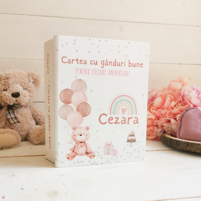 Teddy Bear - Guestbook personalizat | Cartea cu ganduri bune [3]
