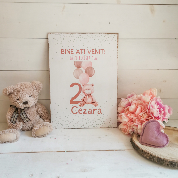Teddy Bear | Panou bine ati venit | Welcoming Board [2]