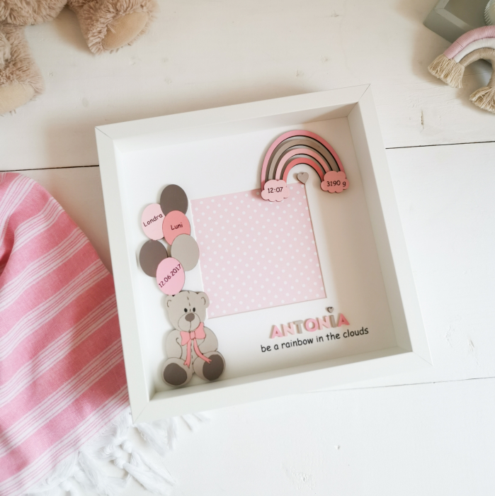 Teddy Bear - Rama foto personalizata bebe [4]