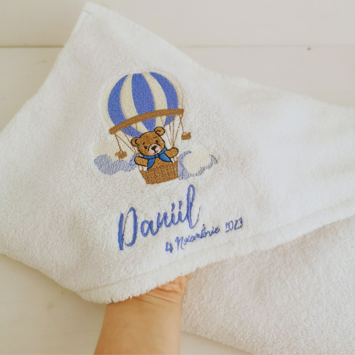 Trusou botez personalizat Cloudy Bear [2]