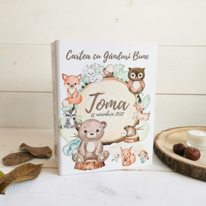 Woodland Story - Guestbook personalizat | Cartea cu ganduri bune [2]
