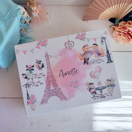 Amelie in Paris - Amelie in Paris - Cutie personalizata trusou botez