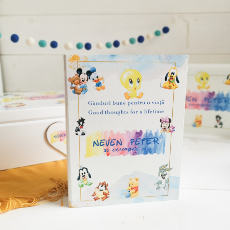 Guestbook - Baby Disney - Guestbook personalizat | Cartea cu ganduri bune