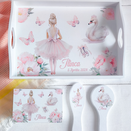 Balerina si Lebada - Tavita mot personalizata [1]