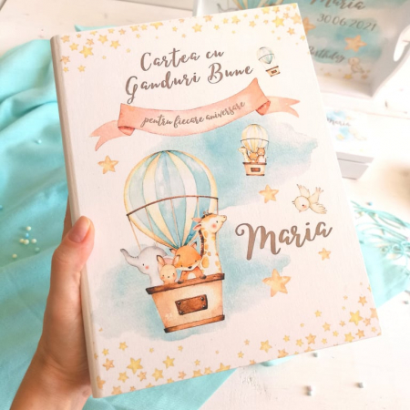 Carte cu ganduri bune Hot Air Balloon - Guestbook [6]