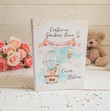 Carte cu ganduri bune Hot Air Balloon - Guestbook [3]