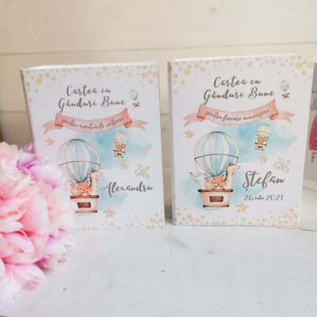 Carte cu ganduri bune Hot Air Balloon - Guestbook [9]