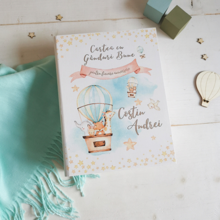 Carte cu ganduri bune Hot Air Balloon - Guestbook [8]