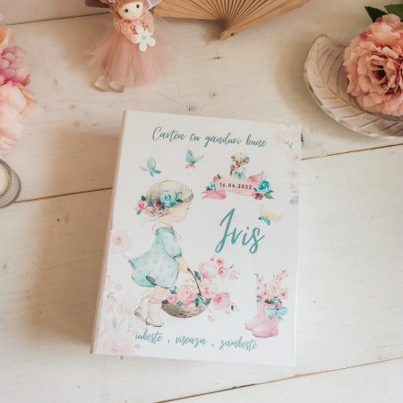 Carte cu ganduri bune Little Girl - Guestbook [6]