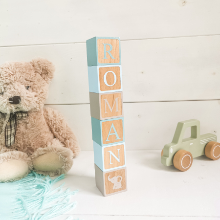 Cub din lemn | Nume personalizat [5]