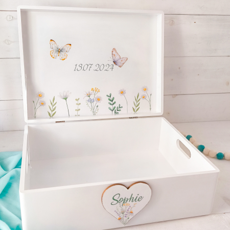Curcubeu - Cutie trusou botez | Cutie de amintiri personalizata [1]