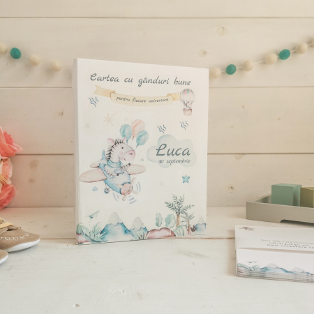Cute Aviator Guestbook personalizat [5]