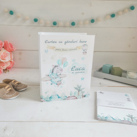 Cute Aviator Guestbook personalizat [3]