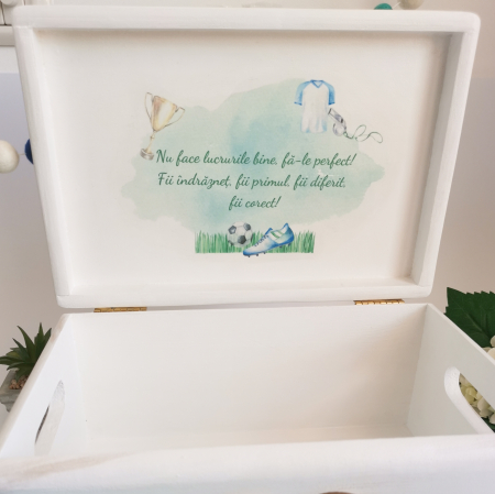 Fotbal - Cutie personalizata pentru copii [2]