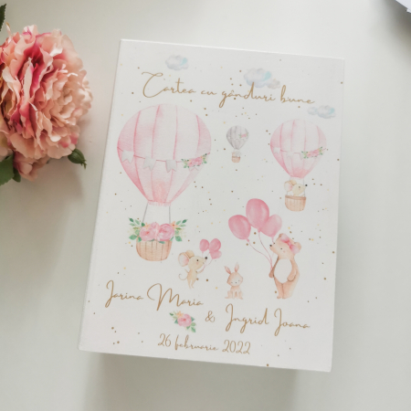 Guestbook personalizat pentru botez | Dreamy Girl [3]