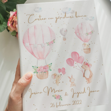 Botez - Guestbook personalizat pentru botez | Dreamy Girl