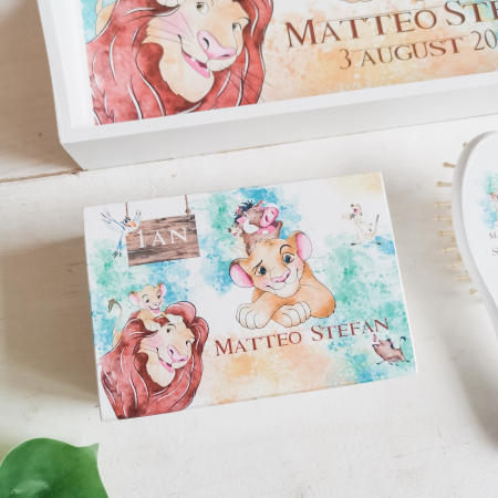 Lion King - Tava mot baiat | Tava mot personalizata |  Set prima aniversare [1]
