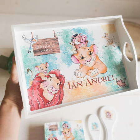 Lion King - Tava mot baiat | Tava mot personalizata |  Set prima aniversare [4]