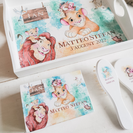 Lion King - Tava mot baiat | Tava mot personalizata |  Set prima aniversare [2]