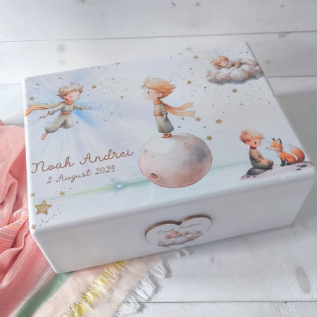 Botez - Micul Print - Cutie trusou botez | Cutie de amintiri personalizata