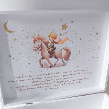 Micul Print - Cutie trusou botez | Cutie de amintiri personalizata [1]