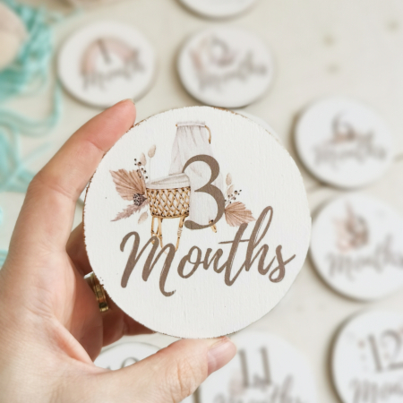 Milestone Cards Boho Nursery Boy [5]