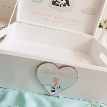 Panda - Cutie personalizata trusou botez | Cutie de pastrat amintiri [2]
