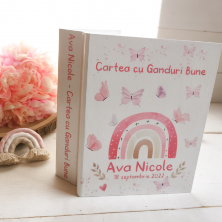 Rainbow - Guestbook personalizat | Cartea cu ganduri bune [1]