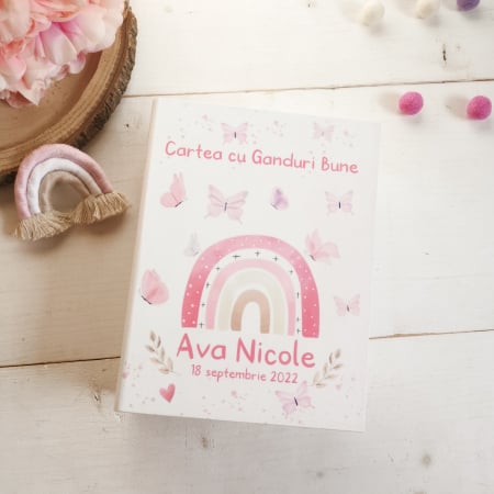 Rainbow - Guestbook personalizat | Cartea cu ganduri bune [2]