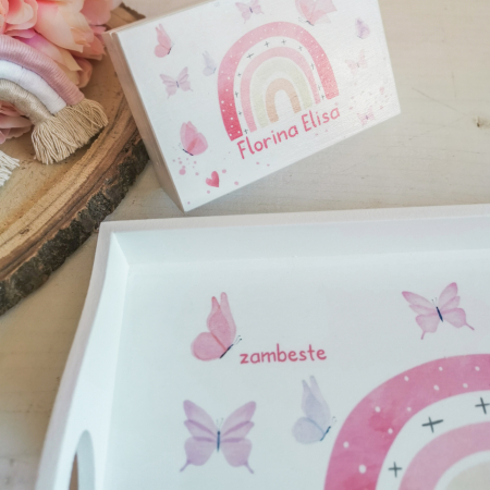 Rainbow Set 1 an - tava, cutie mot, perie si oglinda [2]